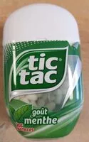 Mängden socker i Bonbons Tic Tac x205 pastilles MENTHE - 99,8g