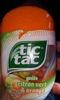 Mängden socker i Bonbons tic tac goûts orange-citron vert