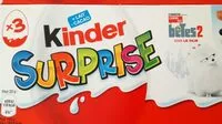 Mängden socker i Kinder Surprise - + lait - cacao