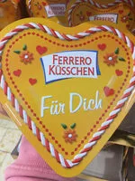 Mängden socker i Ferrero Küsschen