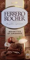 Mängden socker i Lait amandes et noisette