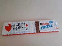Mängden socker i Kinder Chocolate Maxi