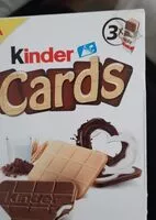 Mängden socker i Kinder cards