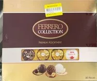 Mängden socker i Ferrero Collection