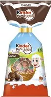 Mängden socker i Kinder Mini Eggs Cacao sachet de 182g