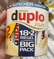 Mängden socker i Duplo White Big Pack