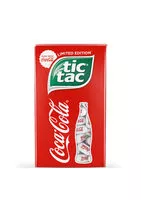 Mängden socker i Tic tac coca cola t110 etui de 110