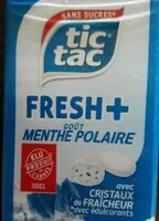 Mängden socker i Fresh + gout menthe polaire avec cristaux fraicheur