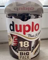 Mängden socker i Duplo Black & White