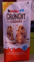Mängden socker i Kinder Crunchy COOKIES