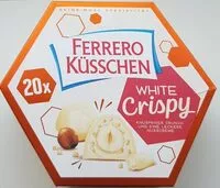 Mängden socker i Ferrero Küsschen White crispy