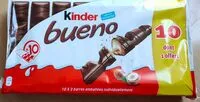 Mängden socker i Kinder bueno