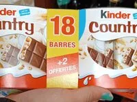 Mängden socker i Kinder country