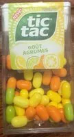 Mängden socker i Tic tac goût agrumes