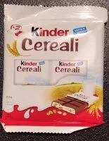 Mängden socker i Kinder cereali