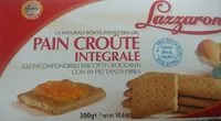 Mängden socker i Pain croûte integrali