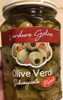 Mängden socker i Olive verdi schiacciate