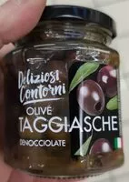 Mängden socker i Olive taggiasche denocciolate