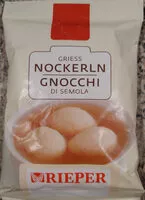 Mängden socker i Gnocchi di semola