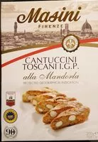 Mängden socker i Cantuccini Toscani IGP alla Mandorla