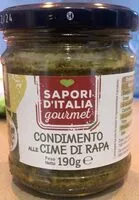 Mängden socker i Condimento alle cime di rapa