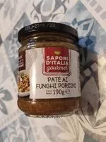 Mängden socker i Patè ai funghi porcini
