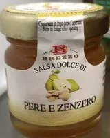 Mängden socker i Salsa dolce di pere e zenzero