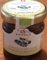 Mängden socker i Composta di mirtilli bio