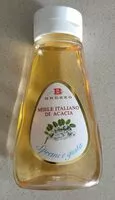 Mängden socker i Miele italiano di acacia