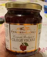 Mängden socker i Composta ciliegie visciole