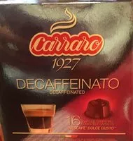 Mängden socker i Capsule decaffeinato