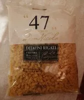 Mängden socker i Ditalini rigati