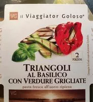 Mängden socker i Triangoki al basilico con verdure grigliate