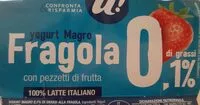 Mängden socker i Yogurt magro fragola