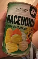 Mängden socker i Macedonia di Frutta allo Sciroppo