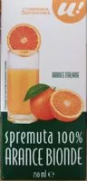 Mängden socker i Spremuta 100% arance bionde