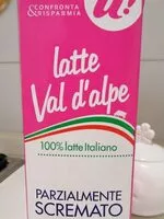 Mängden socker i Latte parzialmente scremato