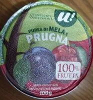 Mängden socker i Purea di mela e prugna