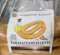 Mängden socker i Taralli cancelletti con semi di finocchio