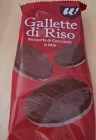 Mängden socker i Gallette di riso ricoperte di cioccolato al latte