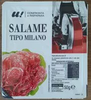 Mängden socker i Salame Tipo Milano