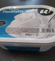 Mängden socker i Gelato gusto fiordilatte