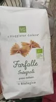 Mängden socker i Farfalle Integrali