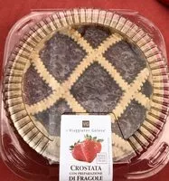 Mängden socker i Crostata con preparazione di fragole