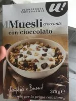 Mängden socker i Muesli croccante con cioccolato