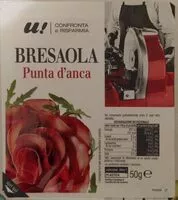 Mängden socker i Bresaola Punta d'anca