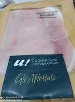 Mängden socker i Prosciutto cotto