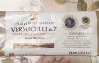 Mängden socker i Vermicelli n.7