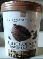 Mängden socker i Gelato al cioccolato fondente al 72%