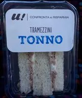 Mängden socker i Tramezzini al tonno